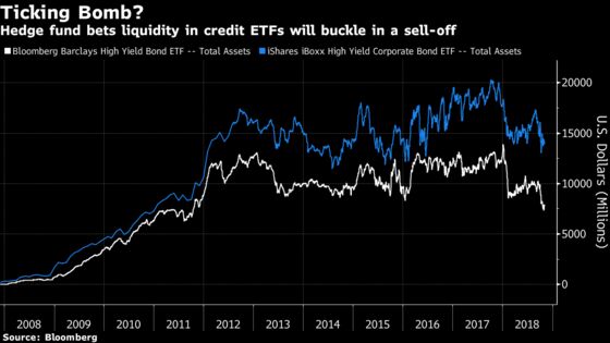 Hedge Fund Manager Stakes Own Cash on a Bet Against Credit ETFs