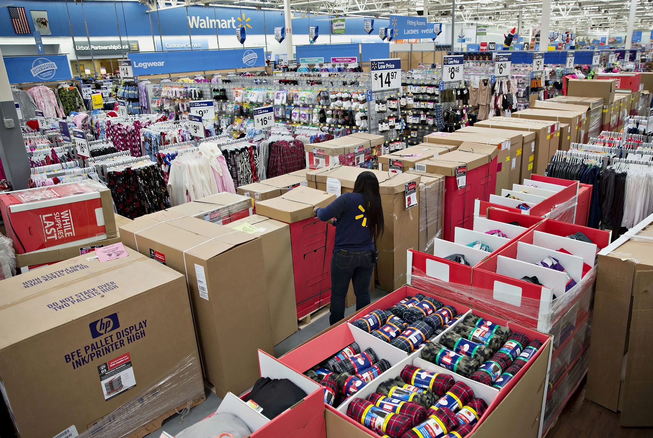 Inside A Wal-Mart Stores Inc. Location Ahead Of Black Friday