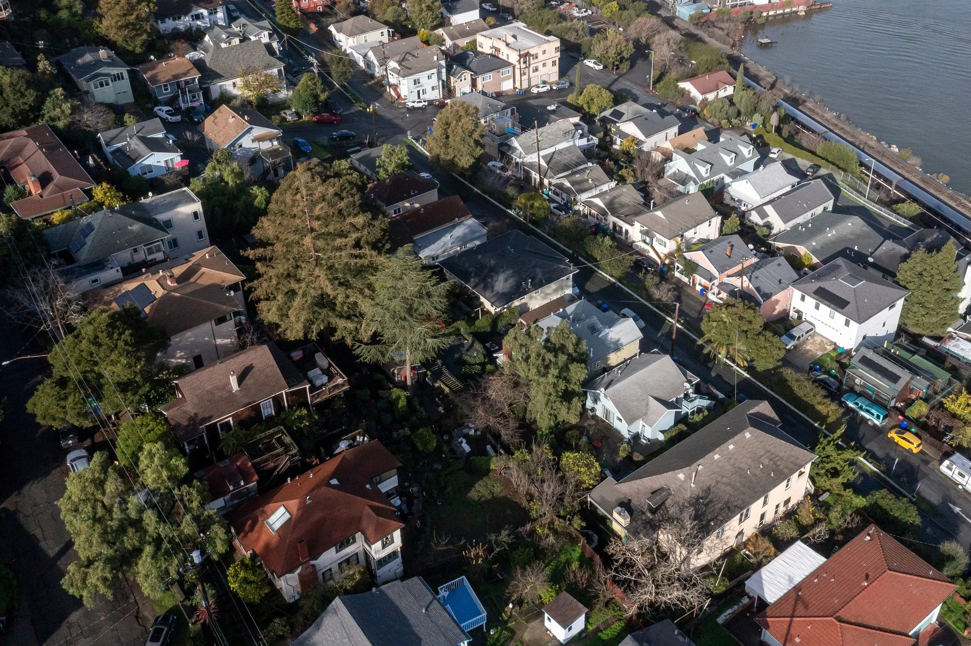 Homes in Crockett, California.