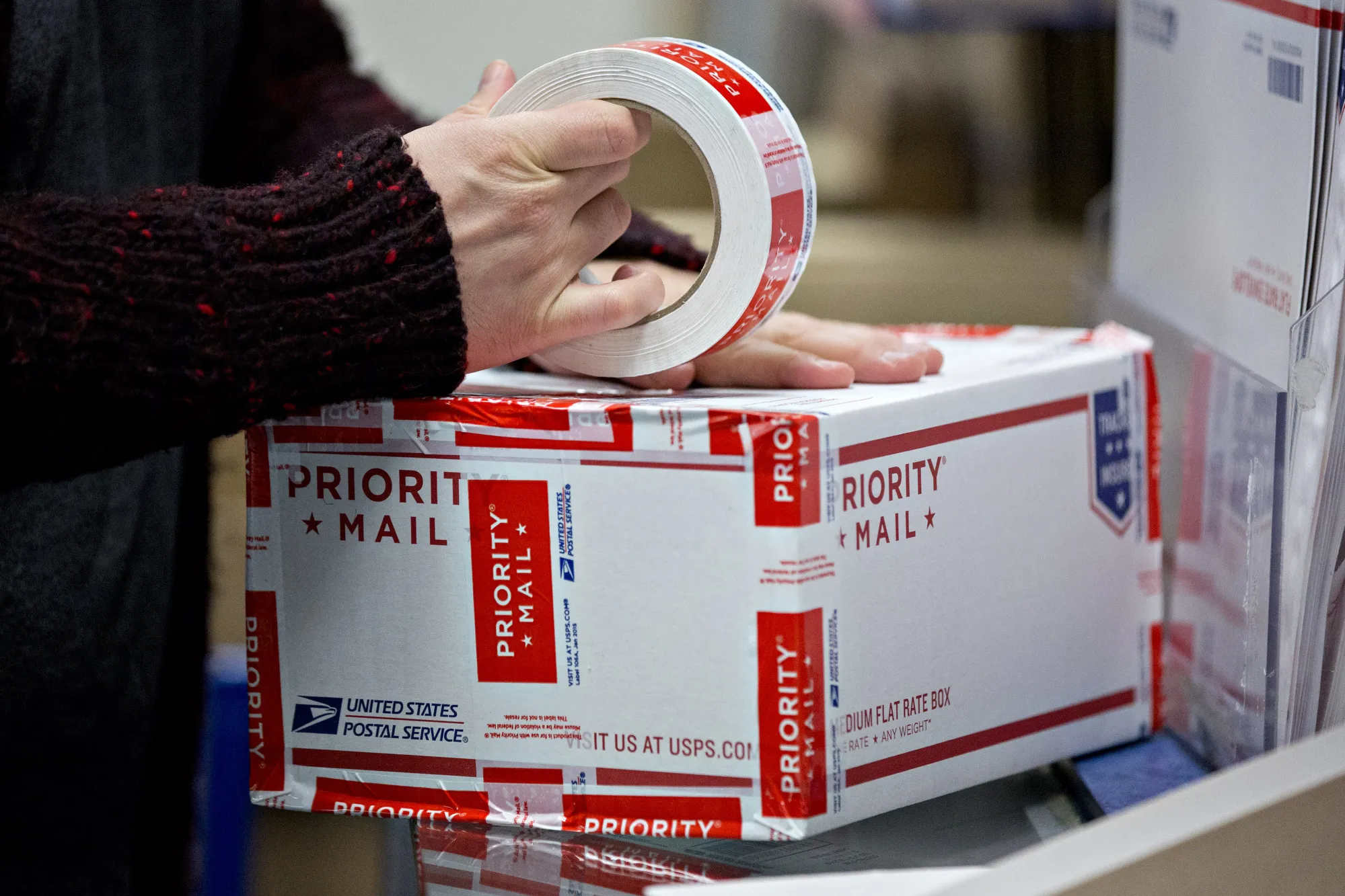 Operations At A United States Postal Service Processing And Distribution Center