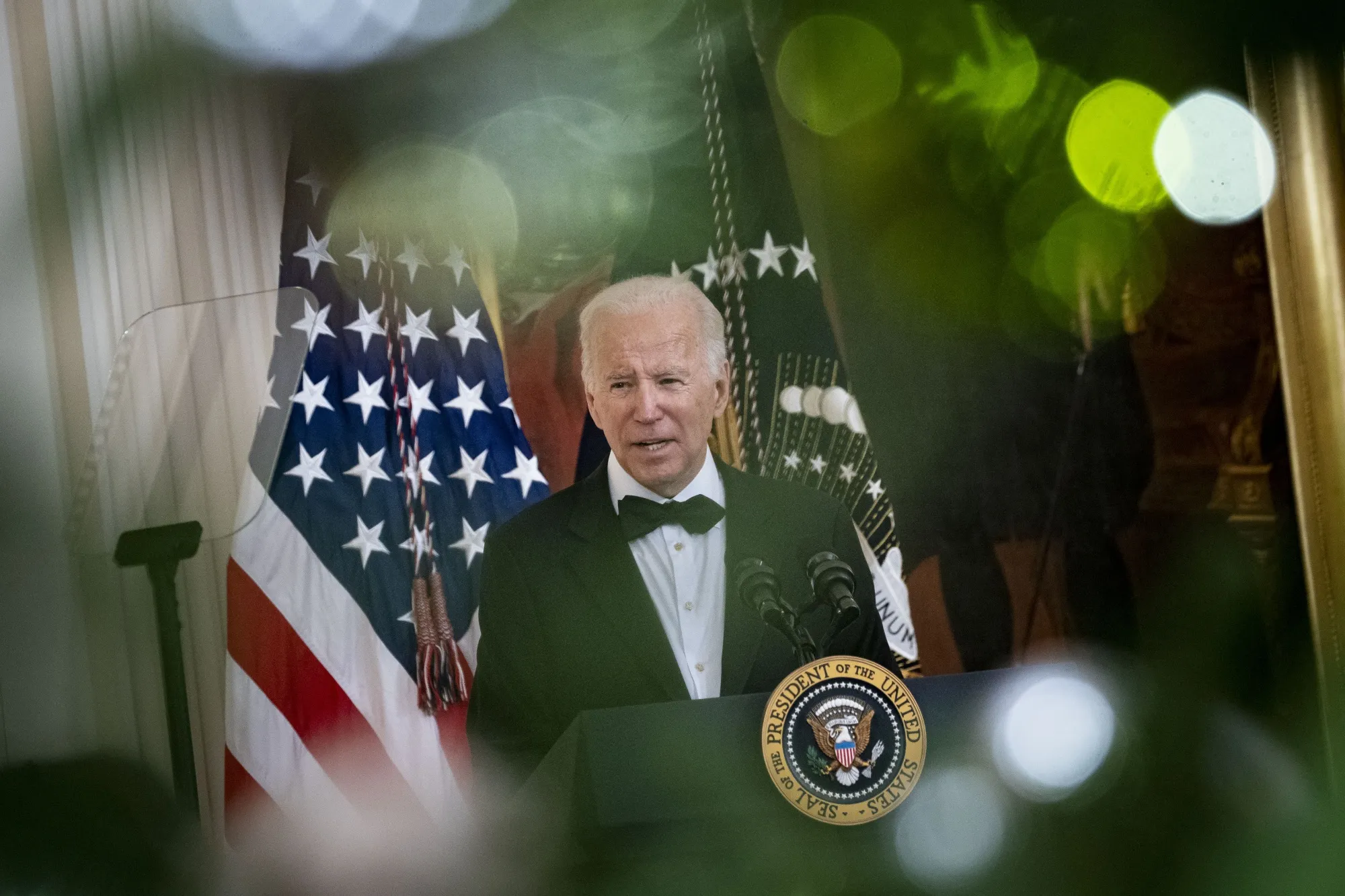 Joe Biden at the the Kennedy Center Honorees Reception on Dec. 5.
