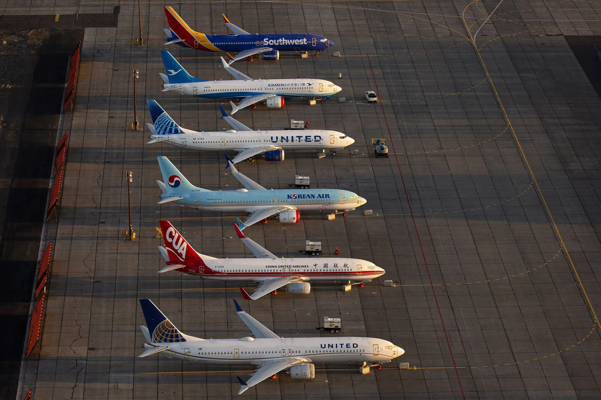Boeing 737 MAX airplanes