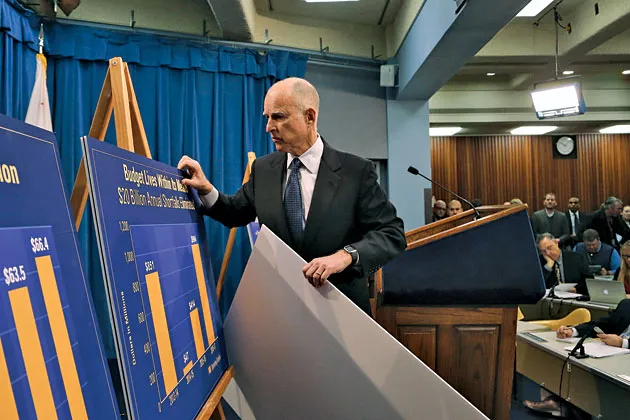 On Jan. 10, Governor Brown projected a surplus by next year