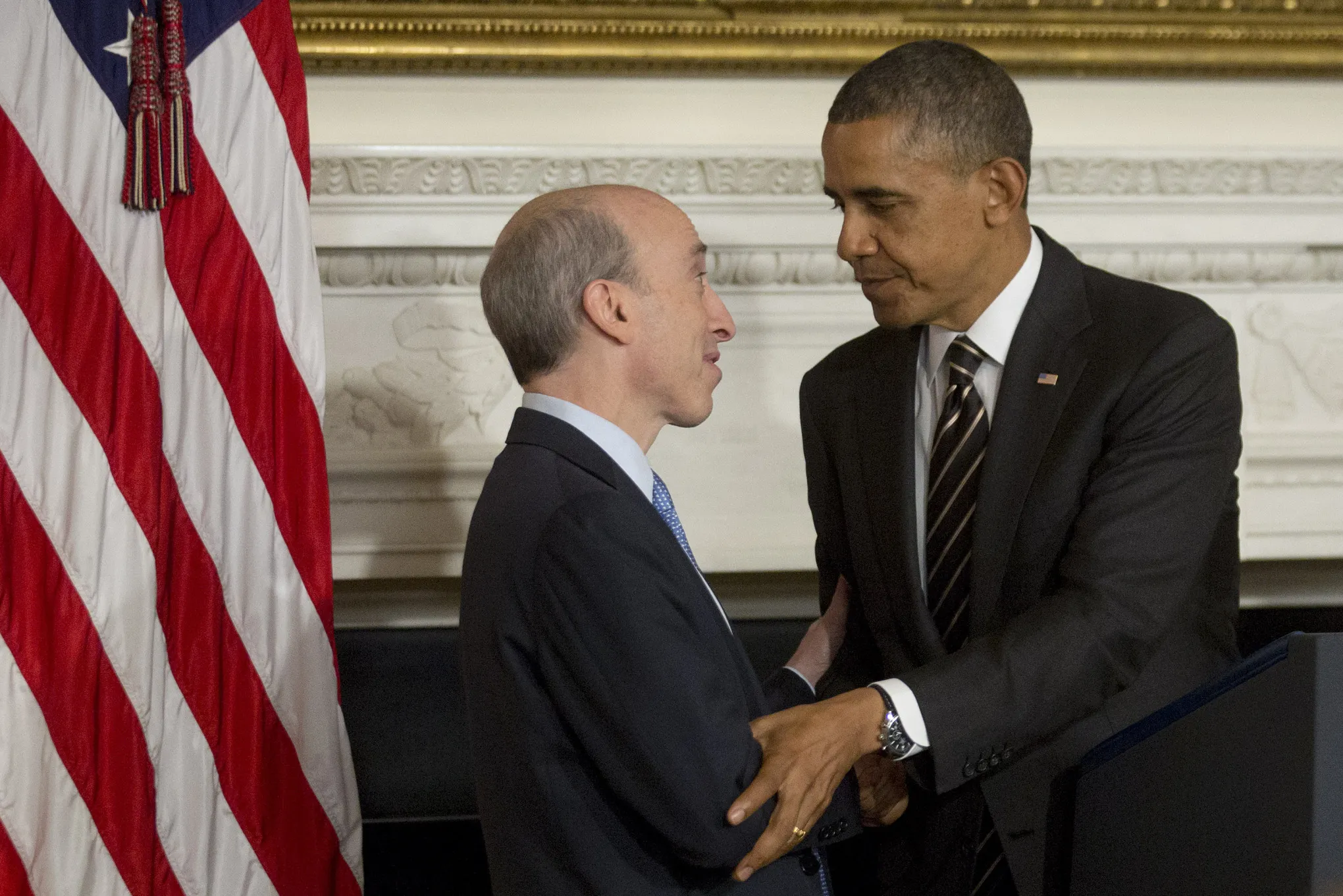 Gary Gensler and Barack Obama in 2013.