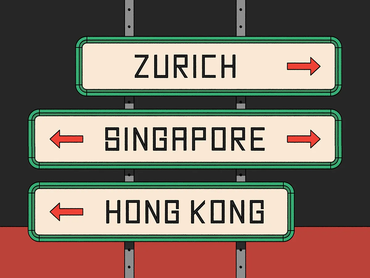 Financial Hubs: Singapore Rivals Switzerland, But Wall Street Needs Hong  Kong - Bloomberg