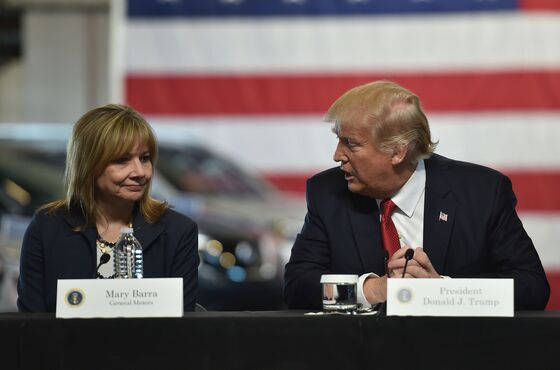 GM CEO’s 16-Month Effort to Repair Trump Ties Shatters in a Day
