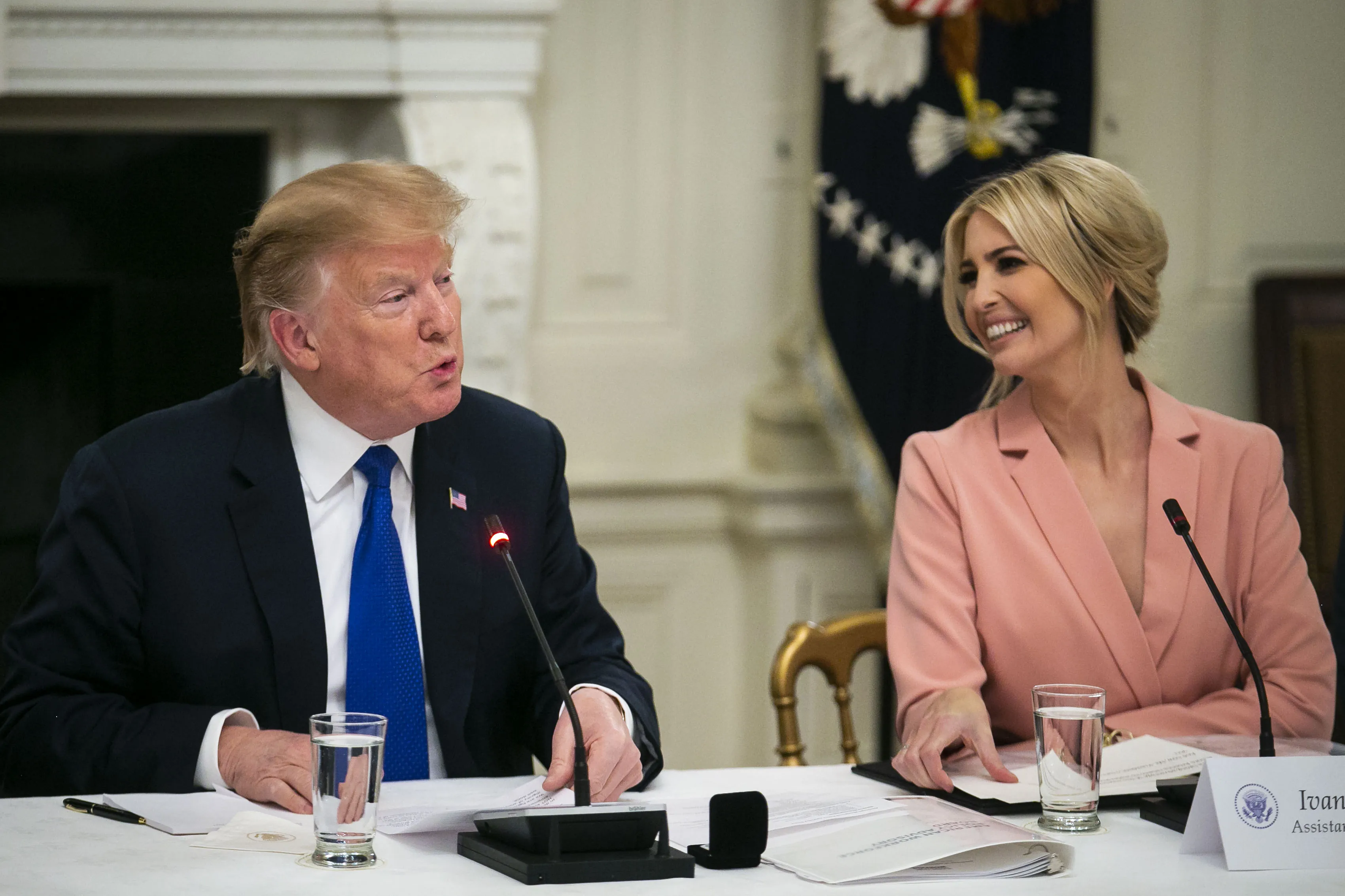 Donald and Ivanka Trump
