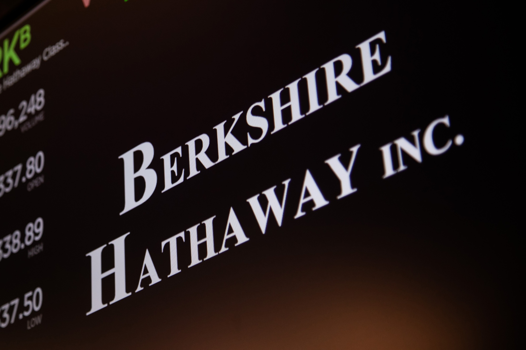BRK/B: Berkshire Hathaway Inc Stock Price Quote - New York - Bloomberg