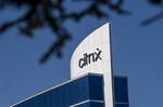 Citrix signage at the company's headquarters in Santa Clara, California, U.S.