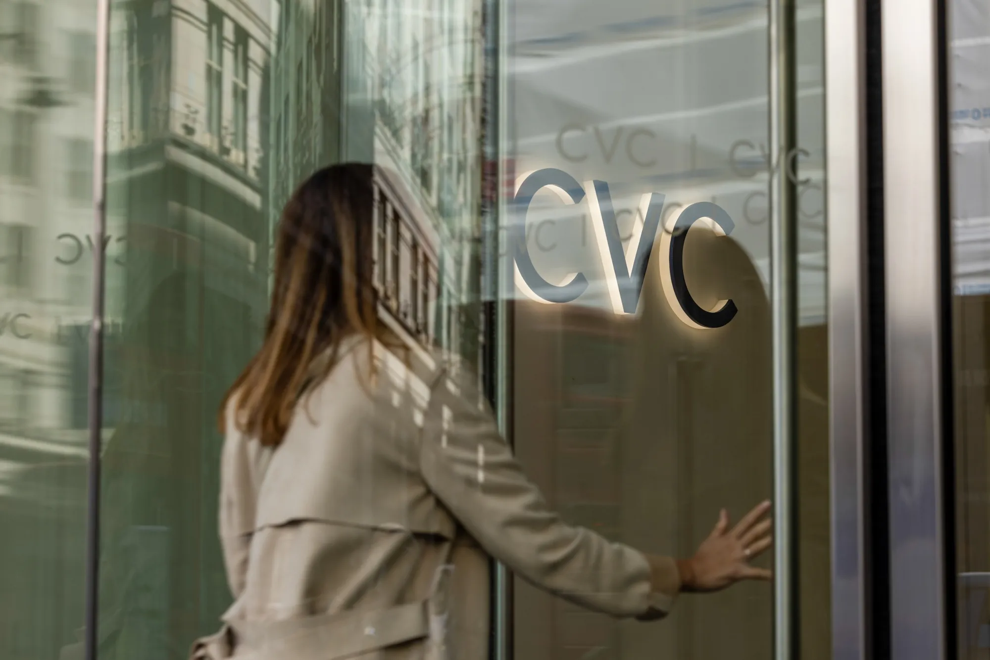 The offices of CVC Capital Partners in London, UK.