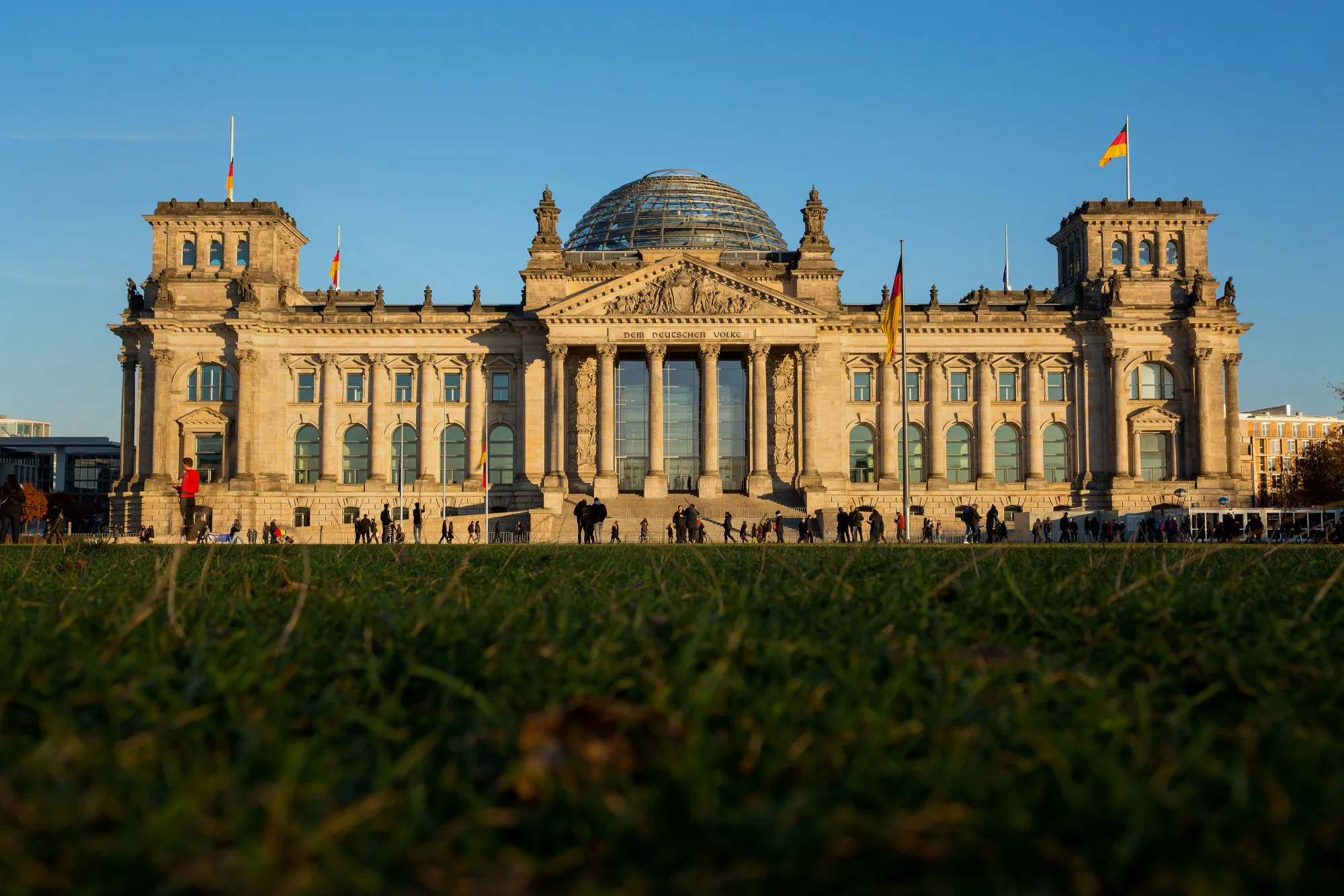 The Reichstag building&nbsp;in Berlin, Germany.