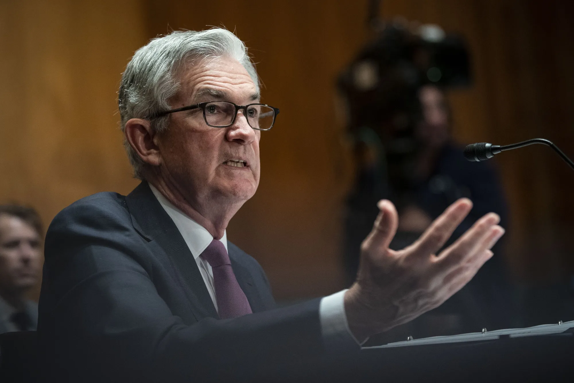 Fed Chair Jerome Powell has some trouble on his hands.