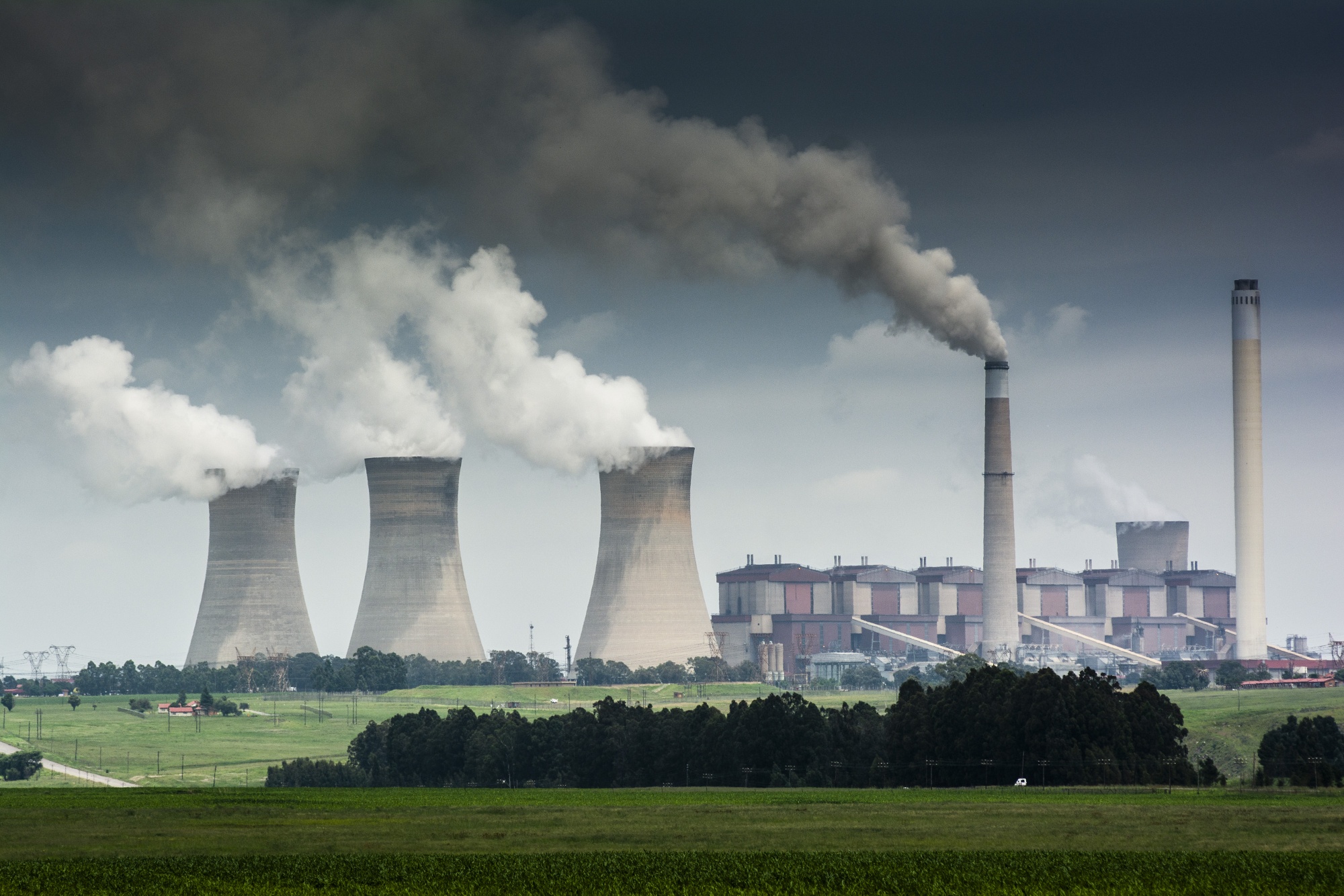 Eskom’s&nbsp;coal-fired power station in Mpumalanga, South Africa.
