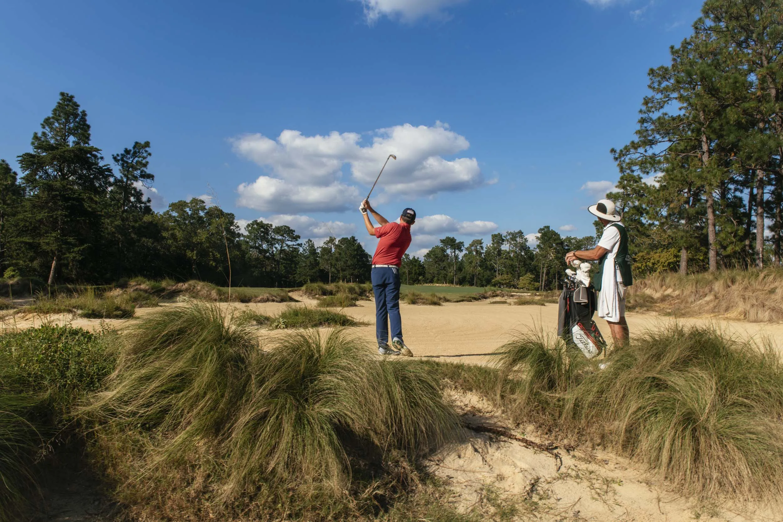 The ninth hole at Pinehurst No. 4.