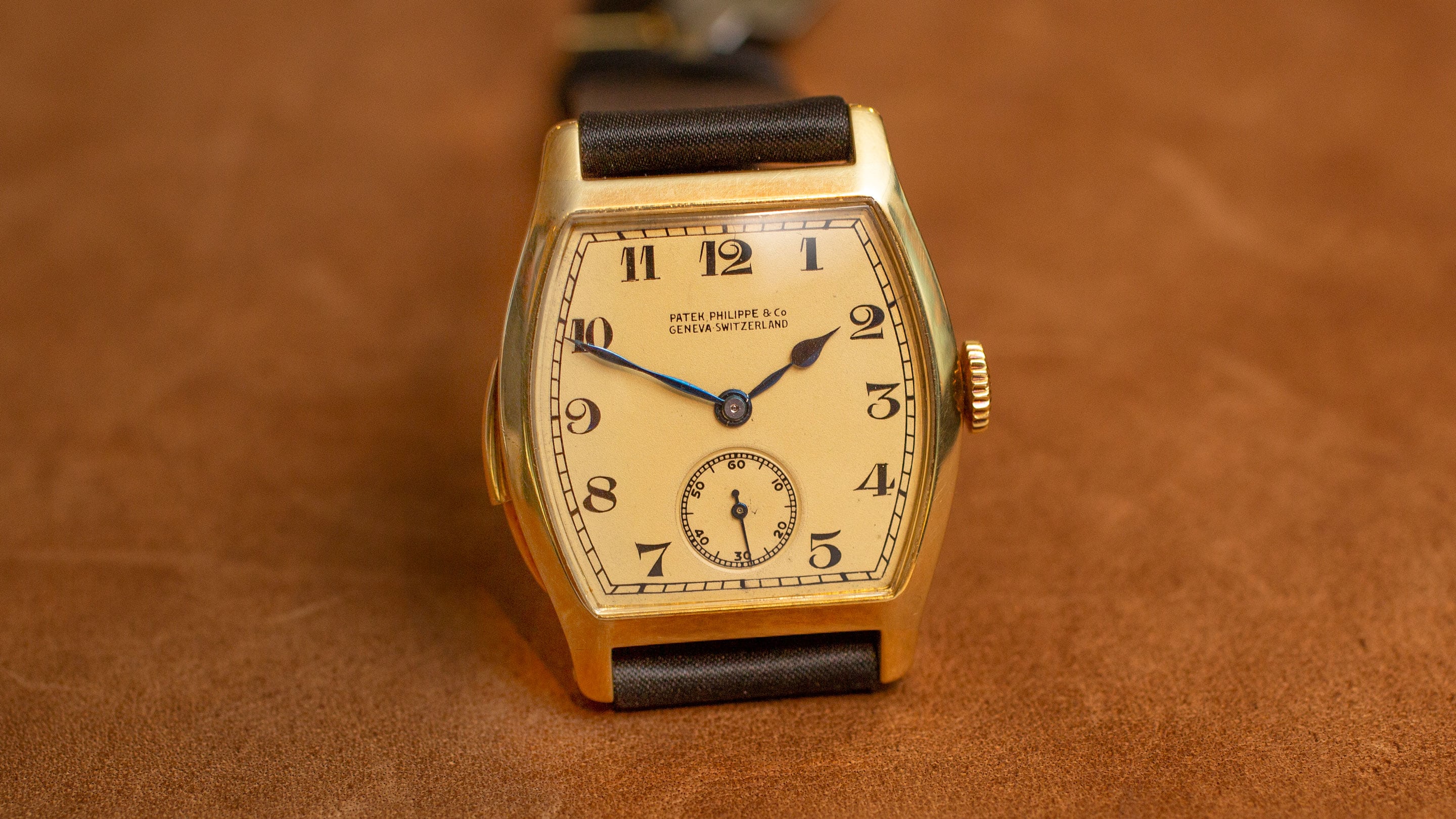 1920's 14 Karat White Gold Filled Cloth Band Wrist Watch - S & K Ltd.