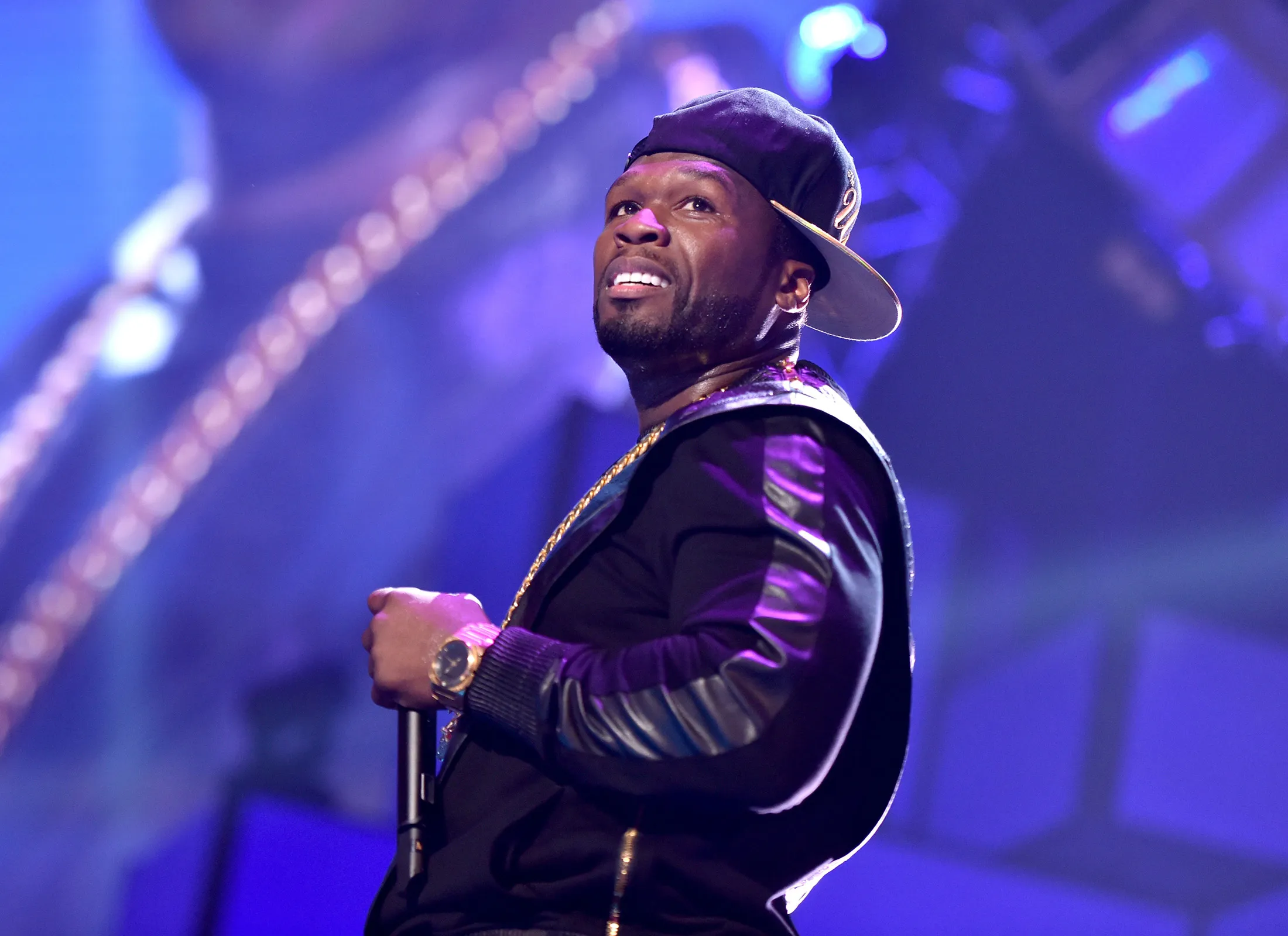 Recording artist Curtis '50 Cent' Jackson performs onstage during the 2014 iHeartRadio Music Festival on Sept. 20, 2014 in Las Vegas, Nevada.
