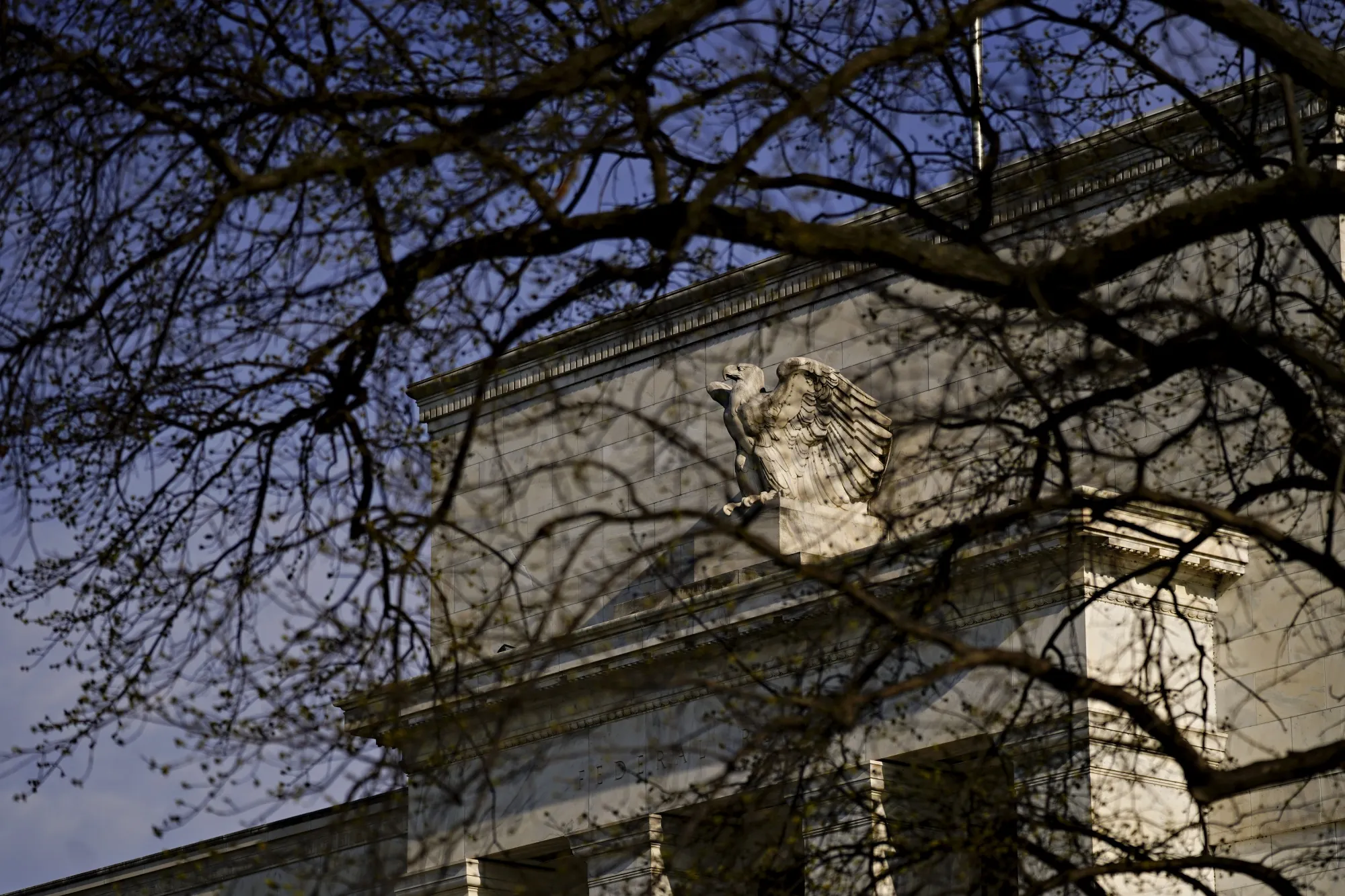 The Marriner S. Eccles Federal Reserve building stands in Washington, D.C. on April 8, 2019. hotographer: Andrew Harrer/Bloomberg