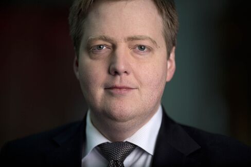 Sigmundur Gunnlaugsson, Iceland's prime minister.