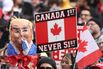 Hundreds protest President Donald Trump's rhetoric about Canada becoming the 51st state