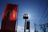 Exteriors of McDonald's Japan Restaurant As The Company Announces Full Year Earnings