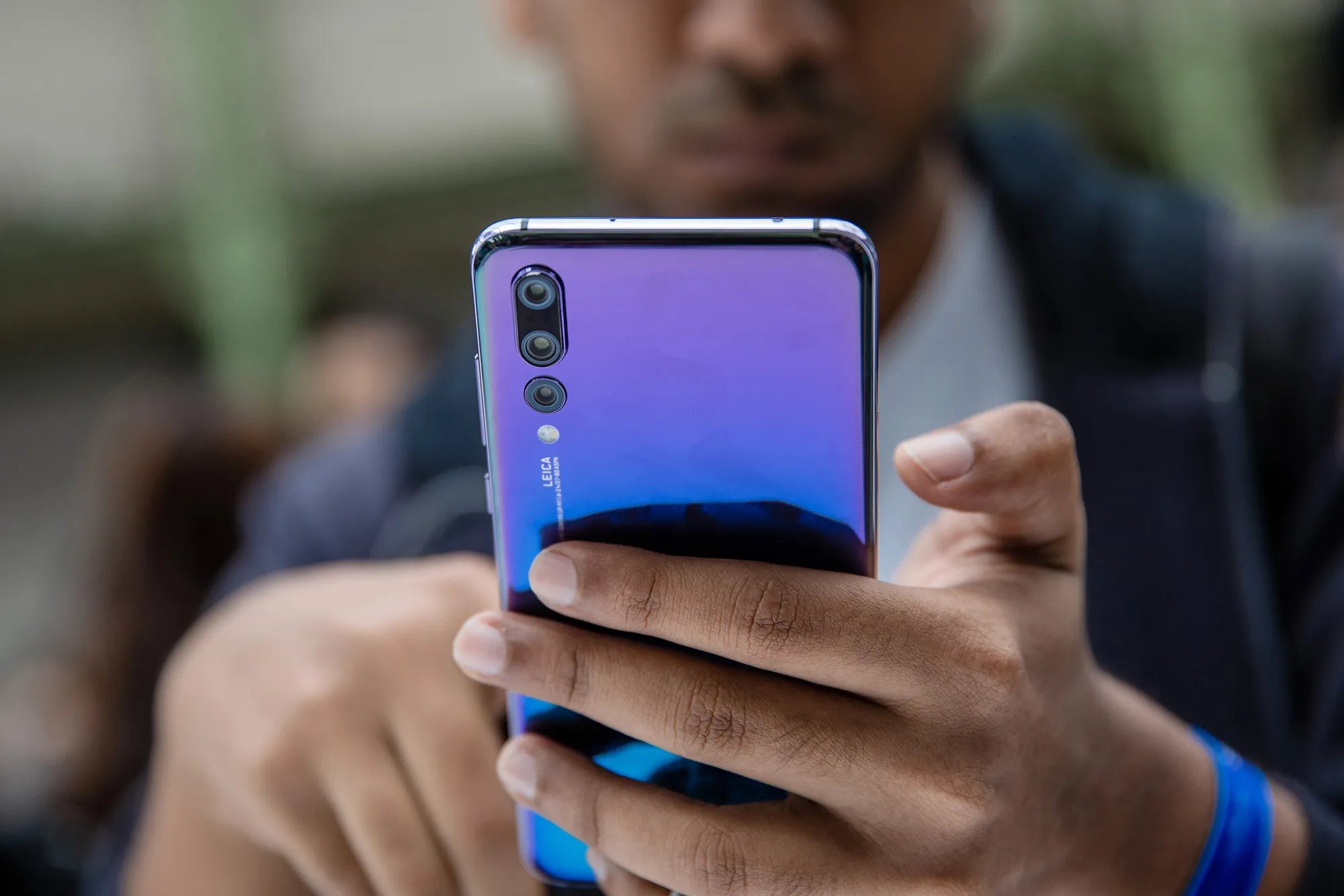 A Huawei P20 Pro smartphone