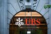 An entrance to the UBS Group AG headquarters in Zurich.