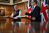 India's Prime Minister Narendra Modi in UK