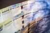 South African rand banknotes.