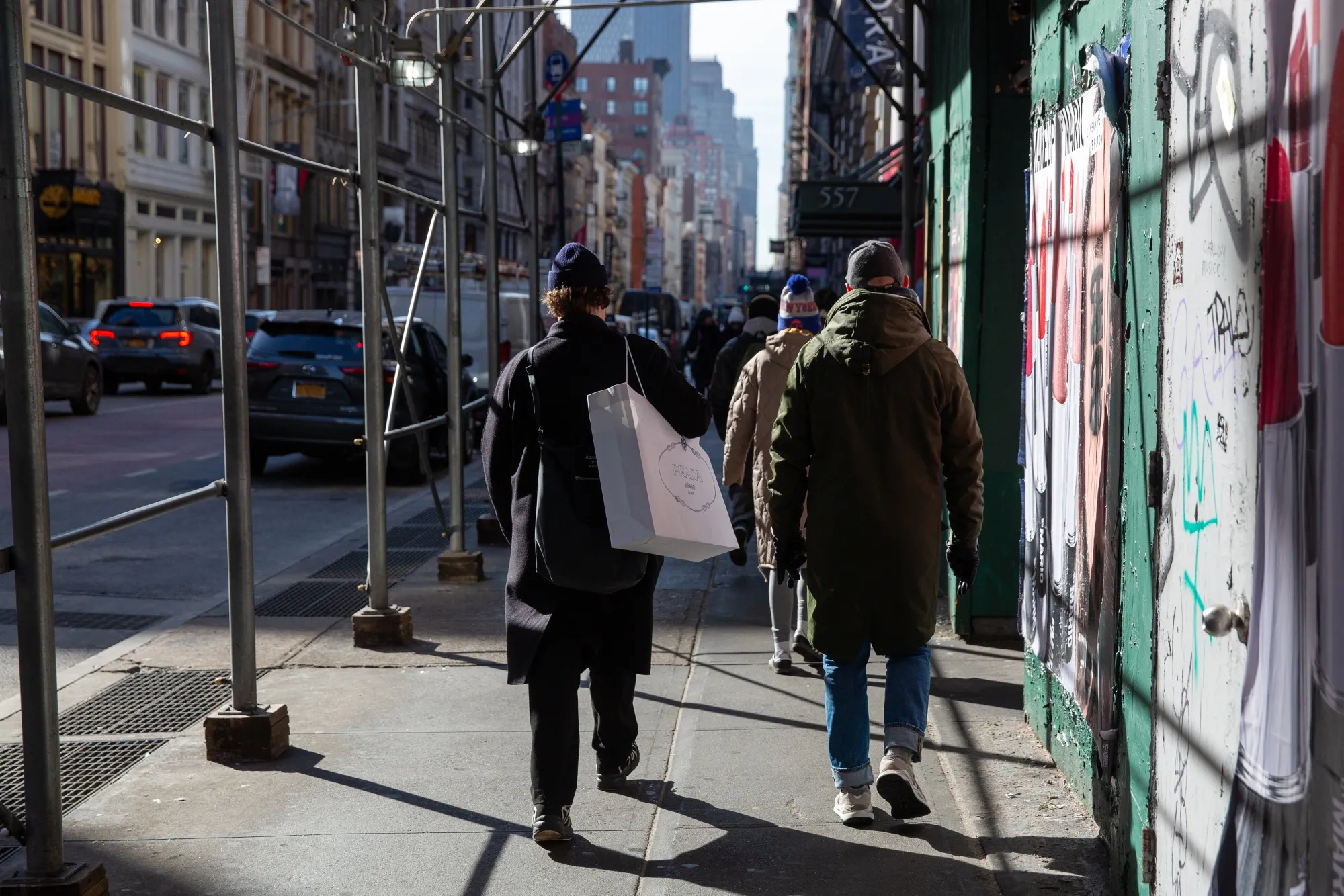 Shoppers&nbsp;in the Soho neighborhood of New York.&nbsp;
