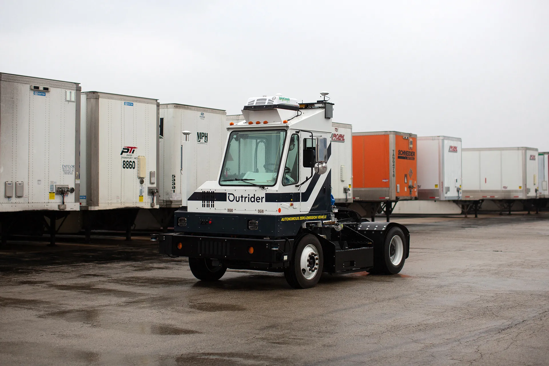 Outrider’s autonomous yard truck.