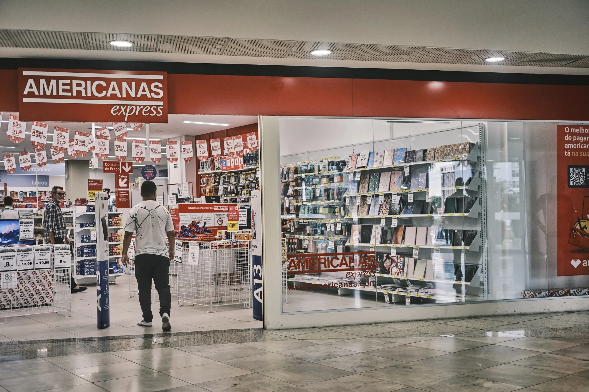 An Americanas store in Brasilia, Brazil, on Friday, Jan. 20, 2023. 