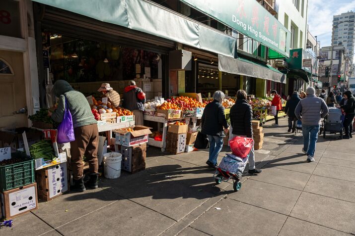 Shoppers In San Francisco Ahead Of Consumer Price Index Figures Release