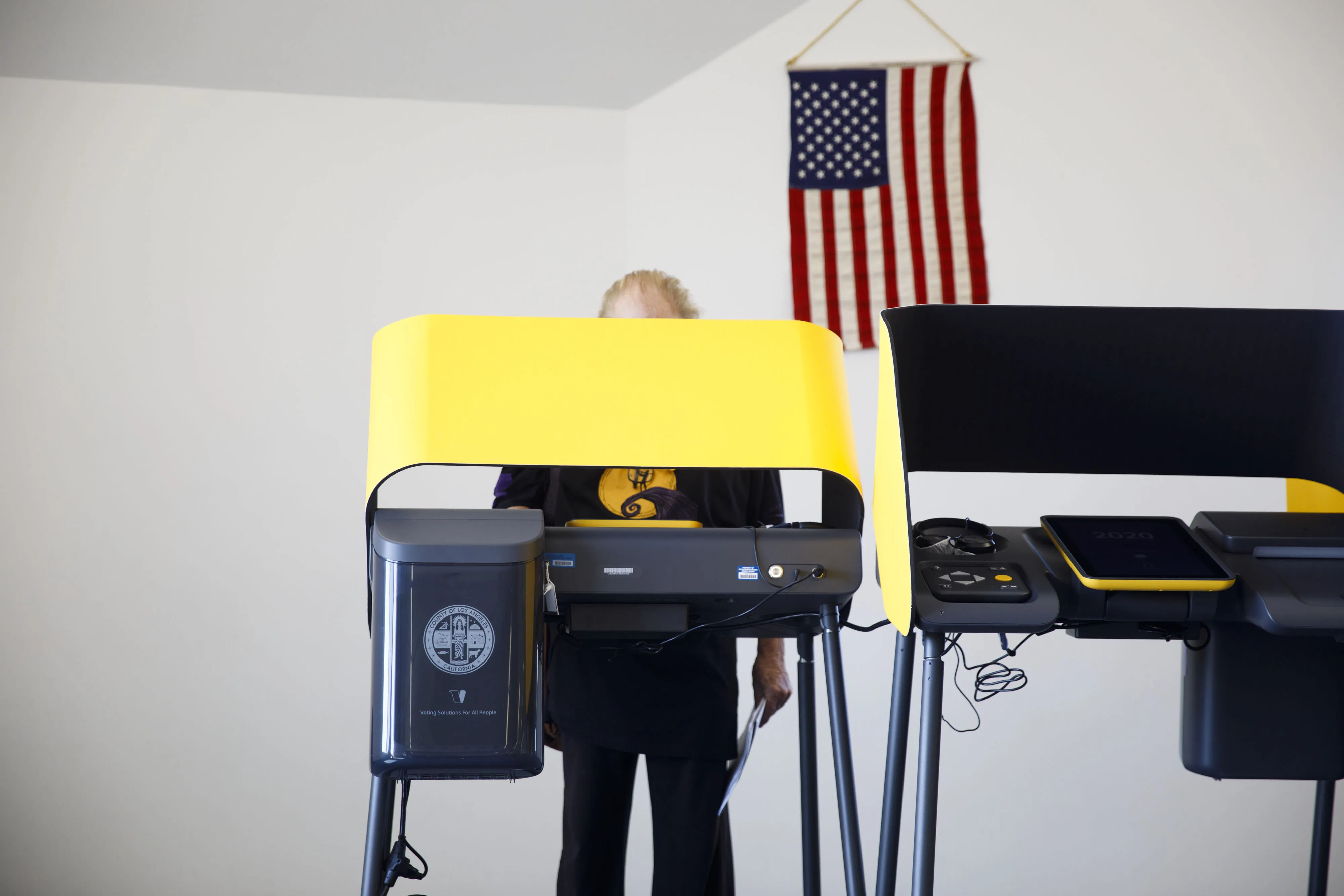 California Residents Cast Ballots During Early Voting For U.S. Presidential Election 