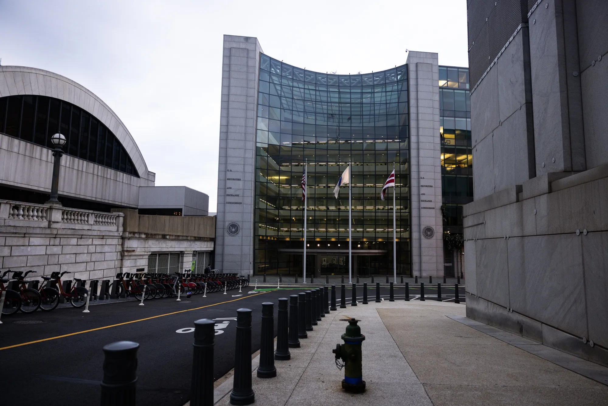 The US Securities and Exchange Commission headquarters in Washington.