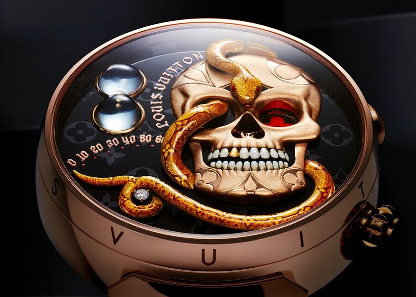 relates to A Skull-and-Snake Watch From Louis Vuitton Is a Punk Marvel of Ingenuity
