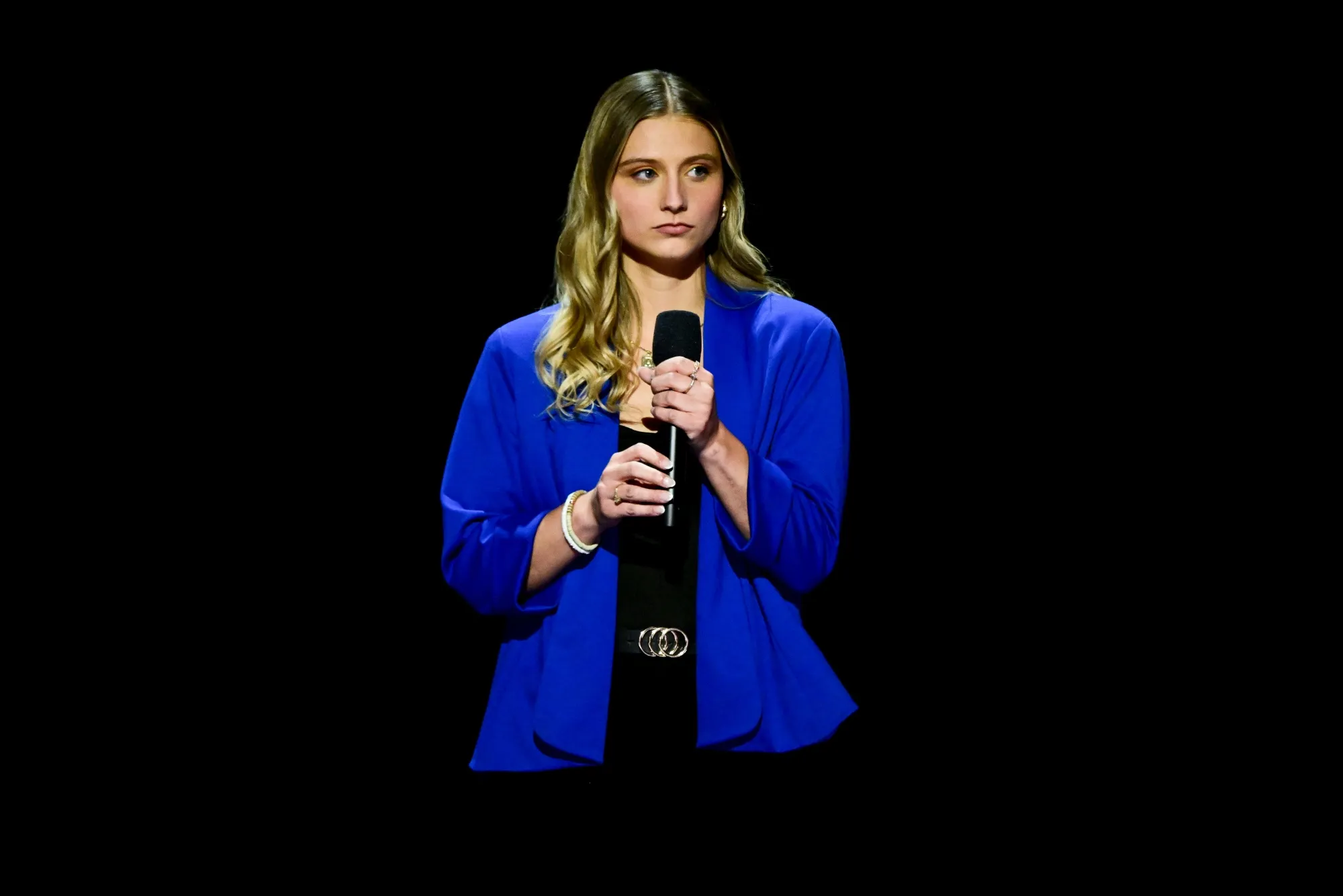 Hadley Duvall made the DNC crowd gasp with her story.