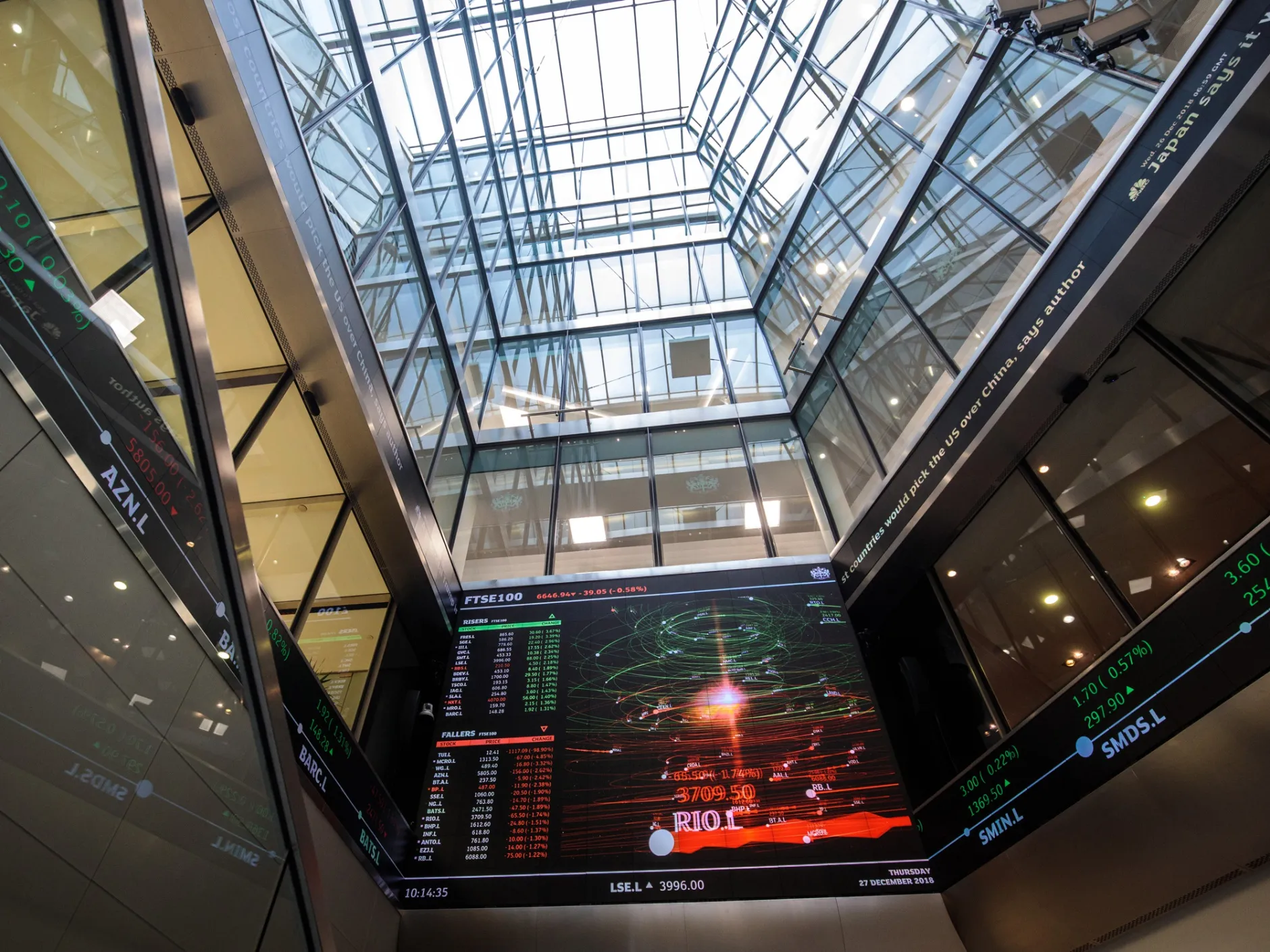 The London Stock Exchange.