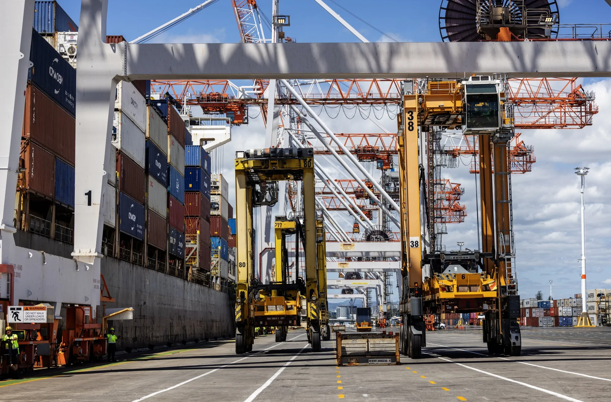 Operations&nbsp;at the Port of Tauranga in New Zealand.