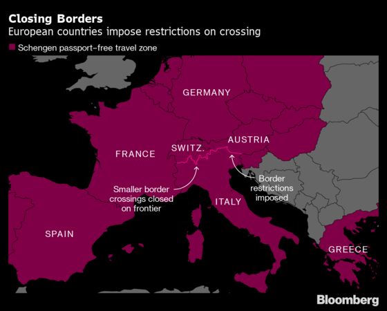 Coronavirus Could Mean the End of Borderless EU Travel
