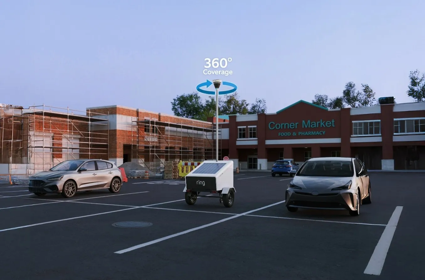 A rendering of the&nbsp;Ring Mobile Security Trailer