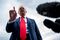 President Trump Departs White House For The UK