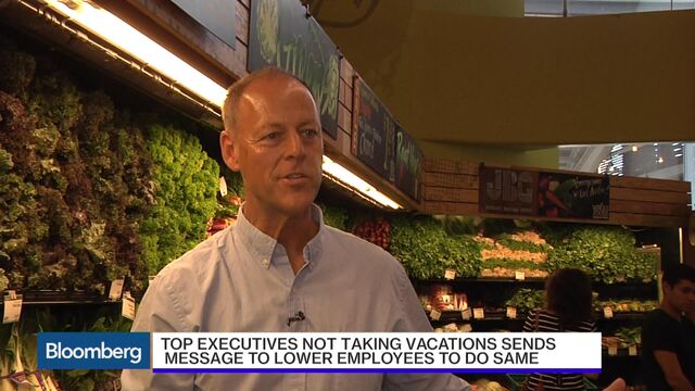 The Whole Foods Co-CEO Has Saved Up 338 Days Of Vacation Time - Bloomberg