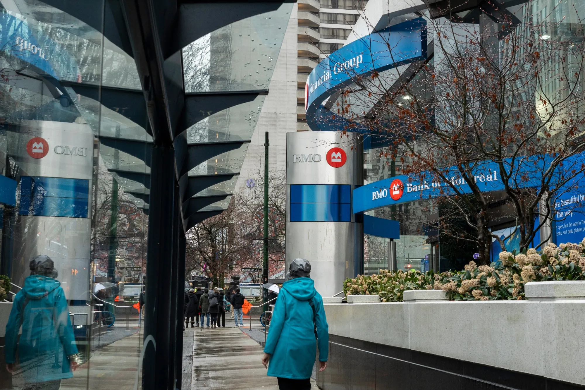 A Bank of Montreal branch in Vancouver on March 18.