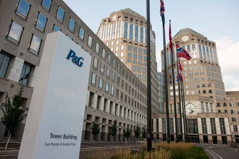 Proctor and Gamble Co. headquarters stands in downtown Cincinnati, Ohio, on Aug. 19, 2014.