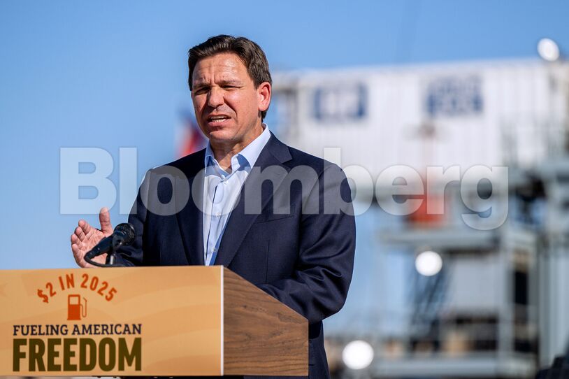 Ron DeSantis during a speech in Midland, Texas, on Sept. 20.