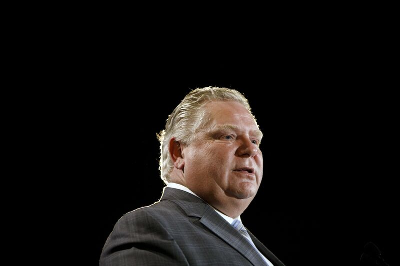 Ontario Premier Doug Ford Speaks At The Economic Club Of Canada