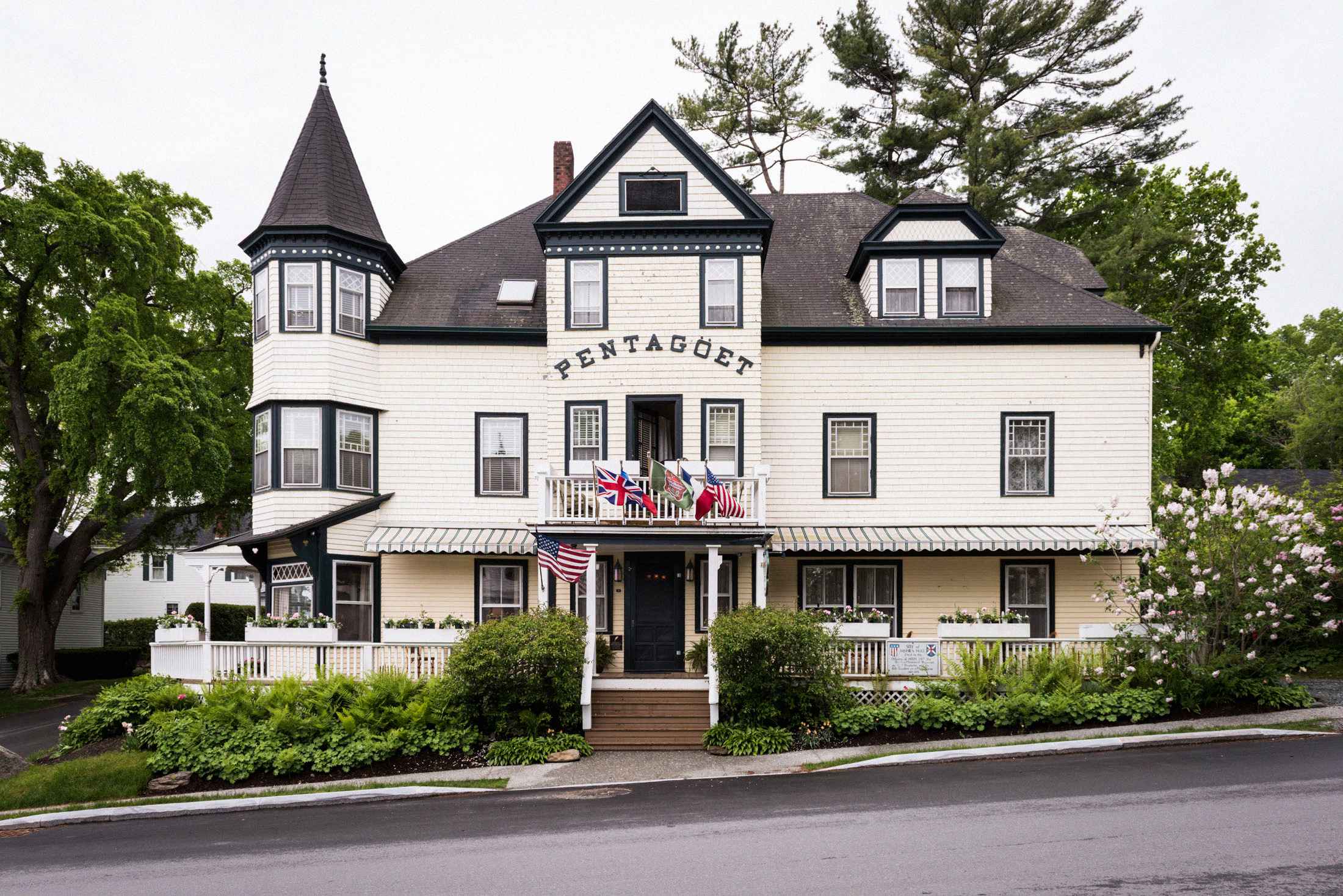 The Pentagoet Inn in Castine, Maine.
