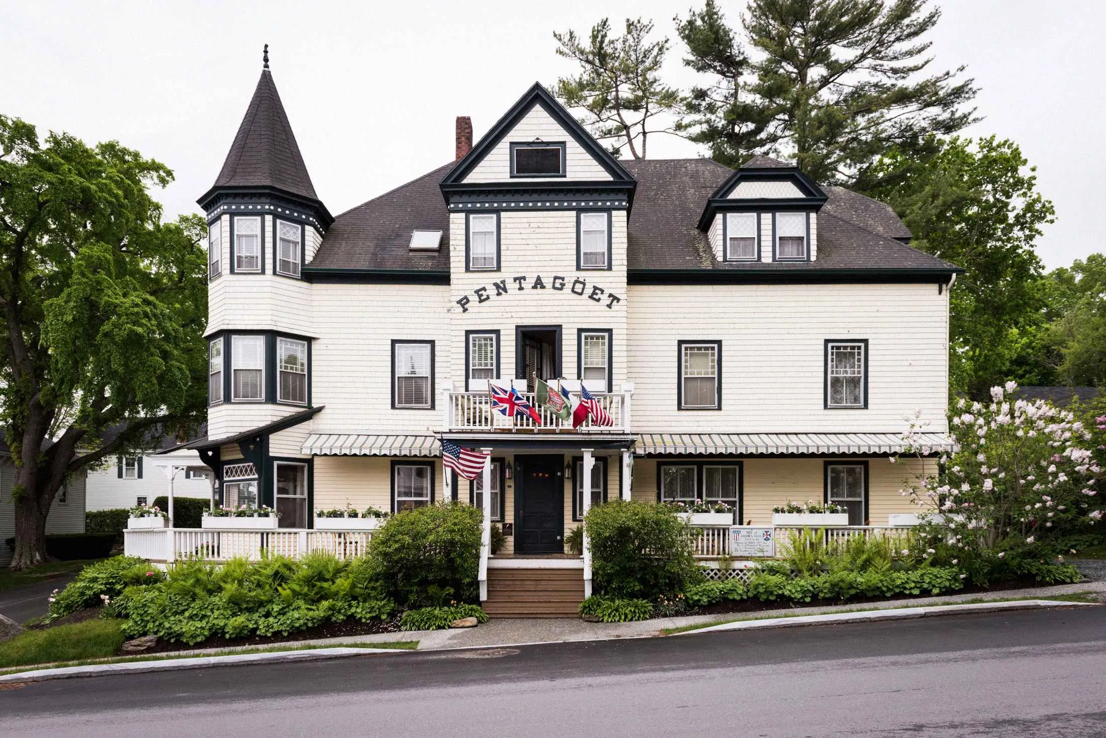 The Pentagoet Inn in Castine, Maine.

