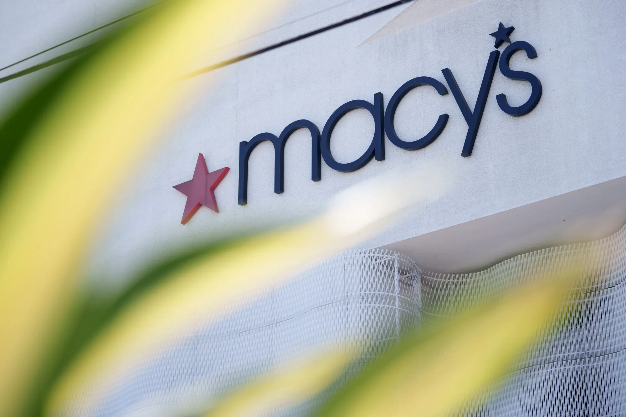 A Macy's store in Los Angeles, California, US.