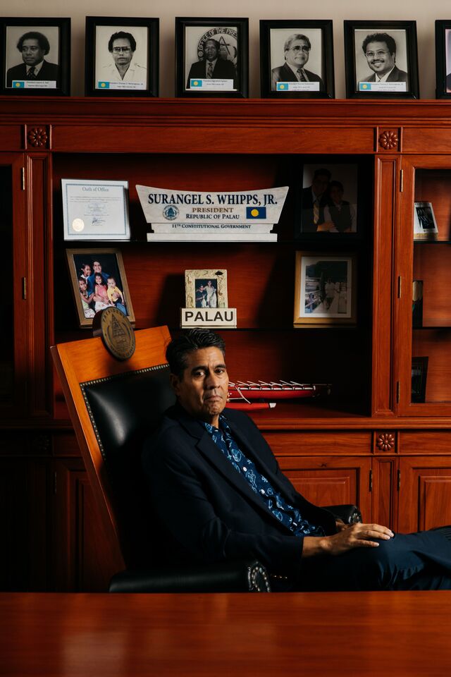 Palau President Surangel Whipps Jr.